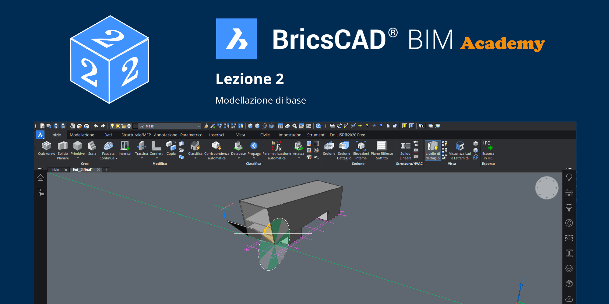 Modellazione di Base in BricsCAD