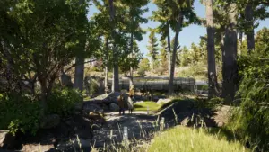 Twinmotion passeggiata nel bosco