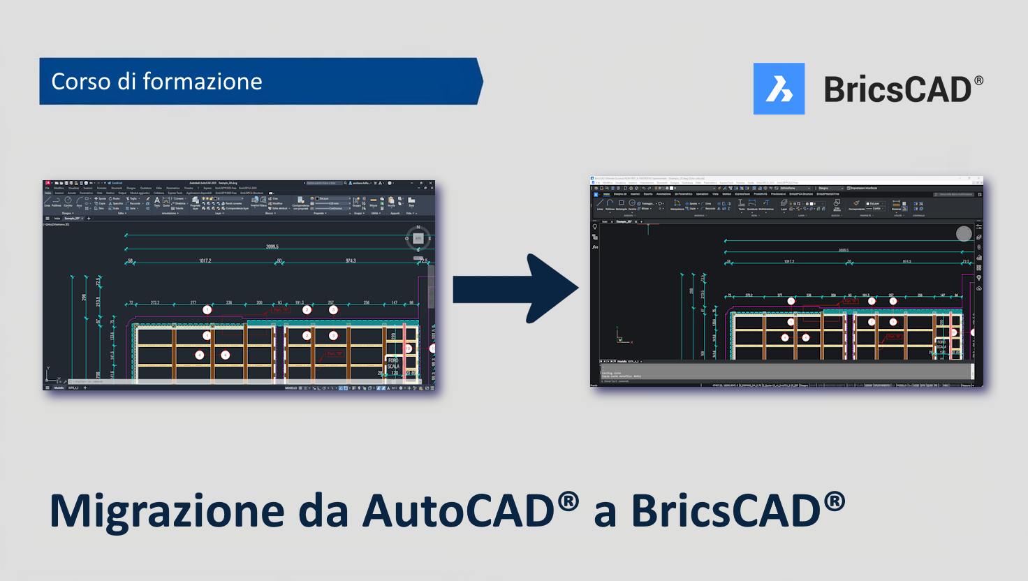 Corso di migrazione da AutoCAD a BricsCAD