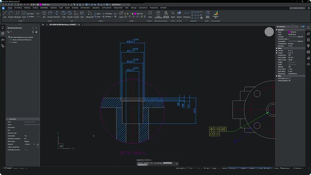 Fattore di scala di una dimensione