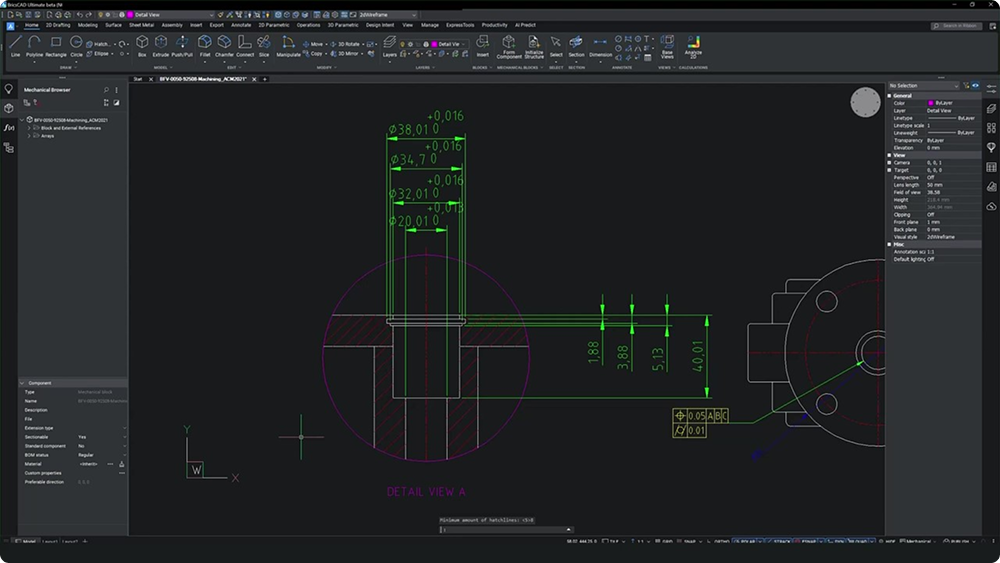 Fattore di scala di una dimensione