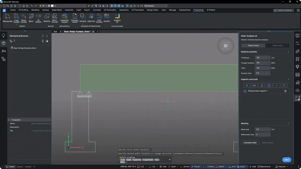 Analisi degli elementi finiti 2D