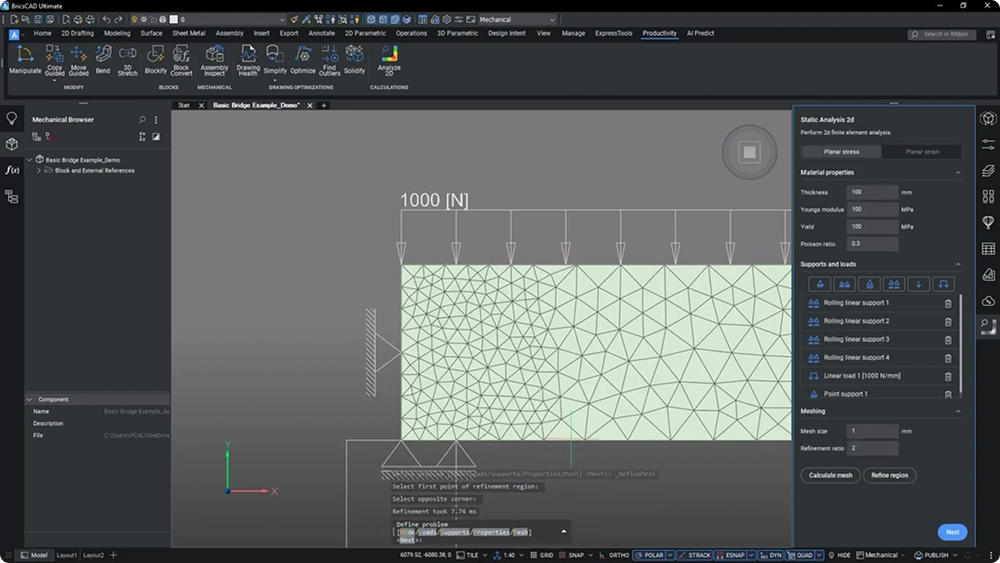 Analisi degli elementi finiti 2D