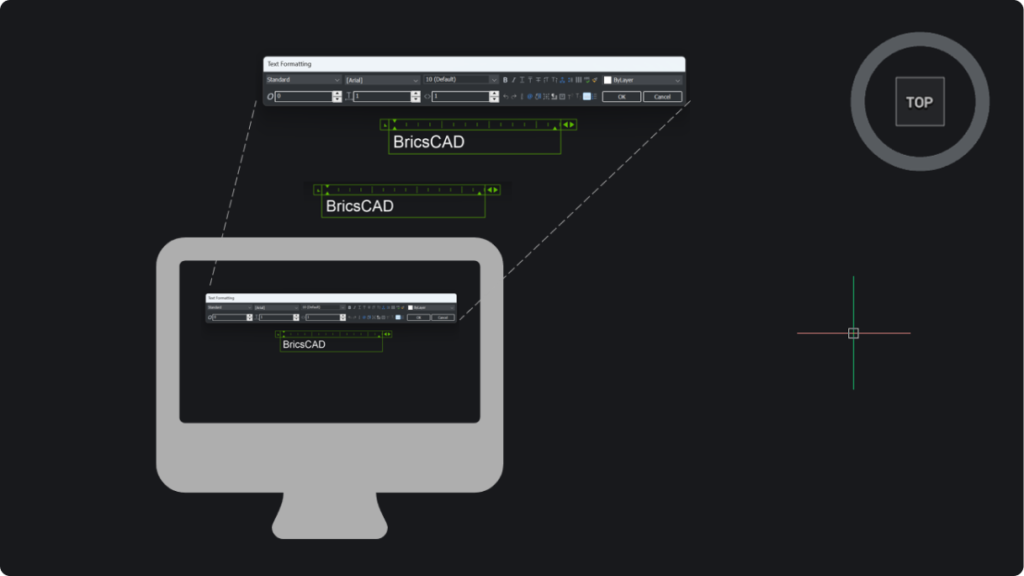 Novità BricsCAD-V26: scala della visualizzazione