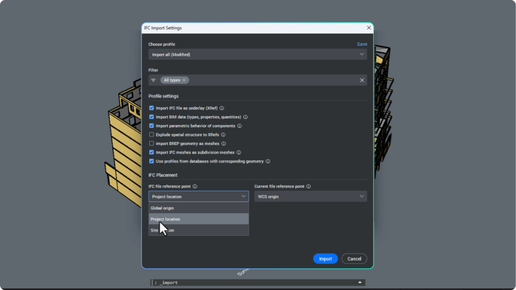 Controllo della posizione del modello durante la federazione