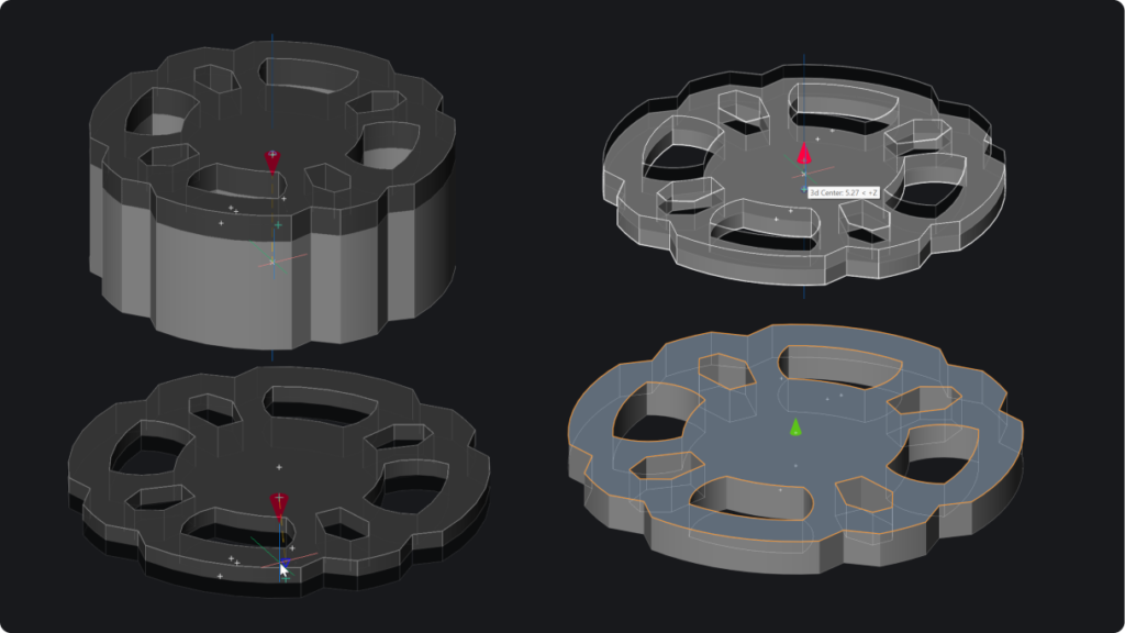 Modifica solidi mediante grips