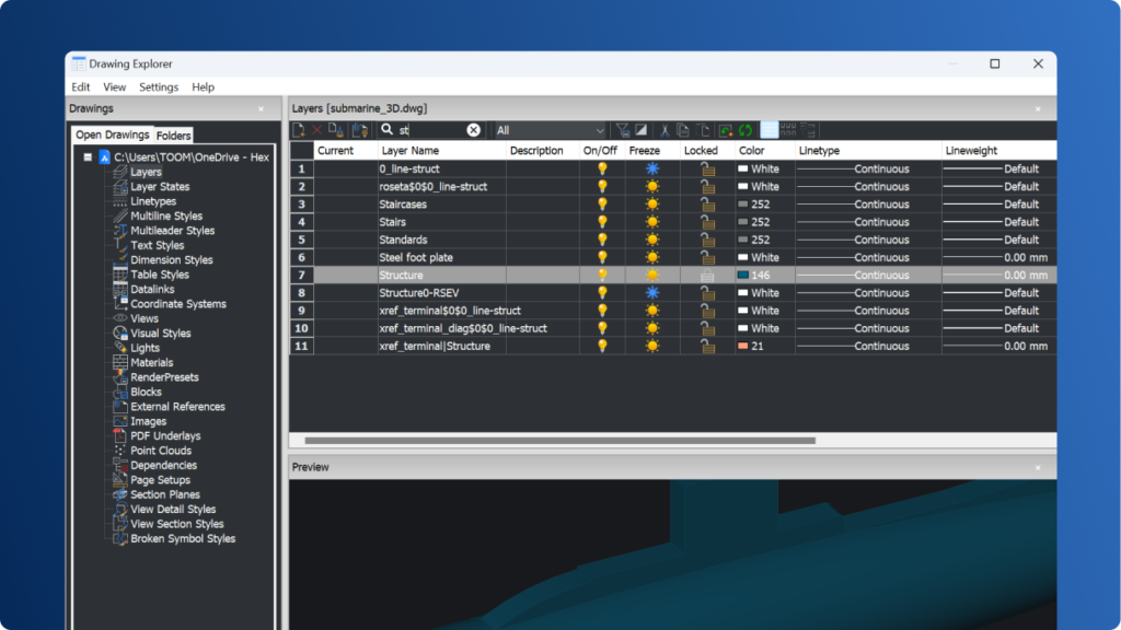 Ricerca blocchi nell'Esplora Disegno