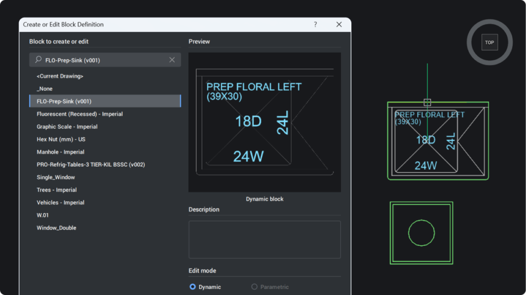 Modifica Blocchi Dinamici in BricsCAD