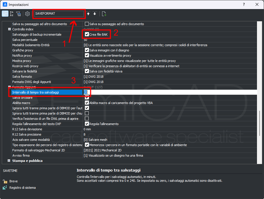 EmiCAD Backup BAK SV$